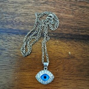 Elegant Evil Eye Pendant Necklace